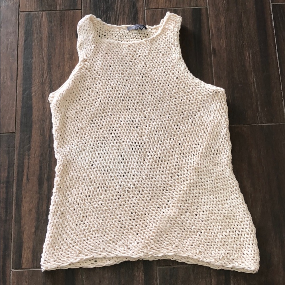 Vince woven tank
